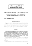 Bogdanović, S. (2019). The International Law Association Helsinki Rules - Contribution to International Water Law, in Brill Research Perspectives in International Water Law, 3 (4), Brill, Leiden/Boston