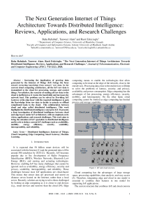 The Next Generation Internet of Things Architecture Towards Distributed Intelligence: Reviews, Applications, and Research Challenges