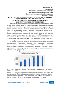 Инструменты модернизации системы финансового обеспечения малого и среднего предпринимательства в России в условиях экономической турбулентности