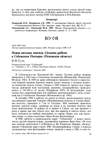 Новая находка змееяда Circaetus gallicus в Себежском Поозерье (Псковская область)