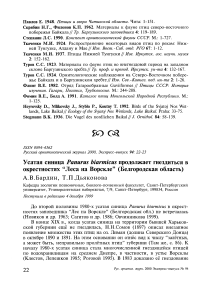 Усатая синица Panurus biarmicus продолжает гнездиться в окрестностях "Леса на Ворскле" (Белгородская область)