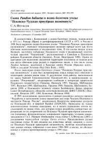 Скопа Pandion haliaetus в водно-болотном угодье "Псковско-Чудская приозёрная низменность"