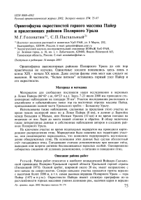 Орнитофауна окрестностей горного массива Пайер и прилегающих районов Полярного Урала