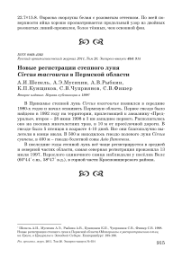 Новые регистрации степного луня Circus macrourus в Пермской области