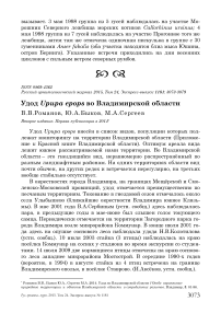 Удод  Upupa epops во Владимирской области