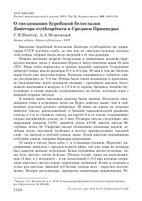 О разведении каштаново-зеленовато-белой глазуриной эритроплюры на Среднем Амуре