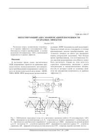 Интегрирующий АЦП с компенсацией погрешности от краевых эффектов