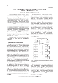 Программная реализация межсетевого шлюза сетей Ethernet и PlcNet