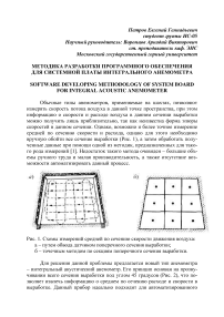 Методика разработки программного обеспечения для системной платы интегрального анемометра