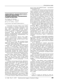 Эффективность медикаментозного гемостаза при острых эрозивно-язвенных повреждениях слизистой желудка