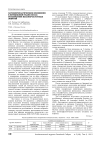 Патоморфологические изменения в яичниковой ткани после воздействия высокочастотных энергий