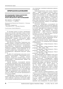 Исследование технологических характеристик антрацита Назар-Айлакского месторождения