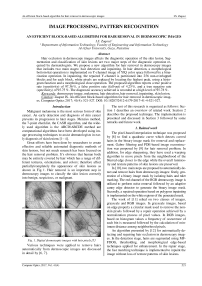 An efficient block-based algorithm for hair removal in dermoscopic images