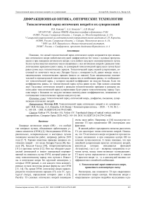 Топологический заряд оптических вихрей и их суперпозиций