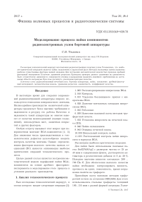 Моделирование процесса пайки компонентов радиоэлектронных узлов бортовой аппаратуры