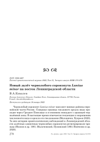 Новый залёт чернолобого сорокопута lanius minor на восток ленинградской области