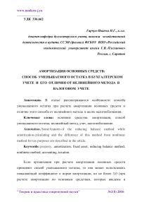 Амортизация основных средств: способ уменьшаемого остатка в бухгалтерском учете и его отличия от нелинейного метода в налоговом учете