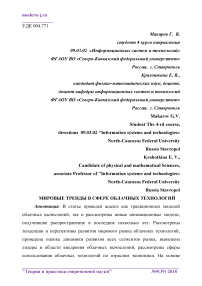 Мировые тренды в сфере облачных технологий