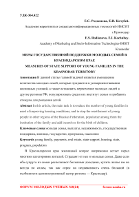 Меры государственной поддержки молодых семей в Краснодарском крае