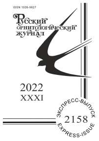 2158 т.31, 2022 - Русский орнитологический журнал