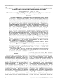 Применение генеративно-состязательных нейросетей для формирования баз данных в сканирующей туннельной микроскопии