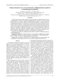 Теория связанных мод для резонансных дифракционных решёток с изменяющимся периодом