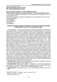 Влияние циклодекстриновых комплексов с хитозаном и левофлоксацином на микрофлору ран и толстого кишечника сомов