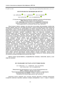 Жүгері шашағы сығындысын зерттеу