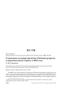 О находках колоний кречётки Chettusia gregaria в верховьях реки Сарысу в 2025 году