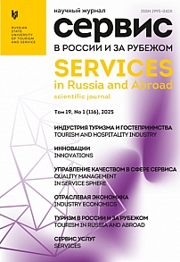 1 (116), 2025 - Сервис в России и за рубежом