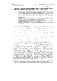 Paintings from Russian private and the Imperial collections at Rudolph Lepke’s auction house, Berlin, 1928–1929