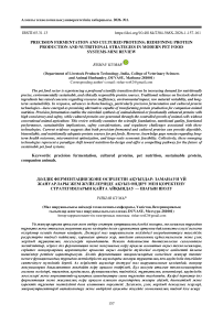 Precision fermentation and cultured proteins: redefining protein production and nutritional strategies in modern pet food systems-mini review