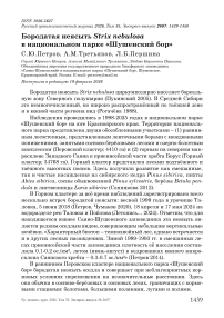 Бородатая неясыть Strix nebulosa в национальном парке «Шушенский бор»