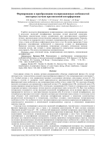 Формирование и преобразование поляризационных особенностей векторных пучков при внеосевой интерференции