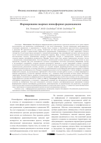 Формирование веерных ионосферных радиоканалов