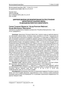 Цифровой двойник для моделирования распространения церкоспороза сахарной свёклы по данным беспилотного мониторинга