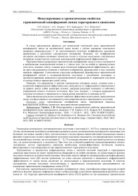 Фокусирующие и хроматические свойства гармонической киноформной линзы терагерцового диапазона