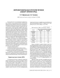 Нерезектабельные опухоли печени (обзор литературы)