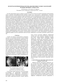 Экспертная компьютерная система диагностики глазных заболеваний по изображениям глазного дна