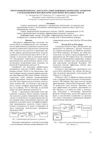 Программный комплекс для расчета дифракционных оптических элементов с использованием высокоскоростных вычислительных средств