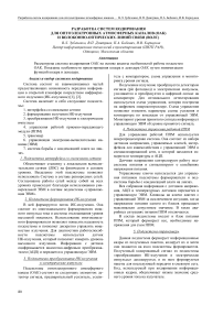 Разработка систем кодирования для оптоэлектронных атмосферных каналов (ОАК) и волоконно-оптических линий связи (ВОЛС)