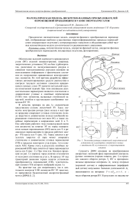 Математическая модель дискретно-фазовых преобразователей перемещений вращающихся узлов энергоагрегатов
