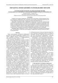 Распознавание нечётких дубликатов изображений, основанное на ранговом распределении мощностей кластеров яркости