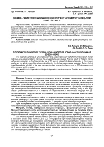 Динамика параметров хемилюминесценции клеток органов иммуногенеза цыплят раннего возраста