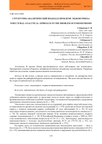 Структурно-аналитический подход к проблеме эндометриоза