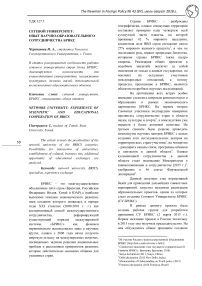 Сетевой университет: опыт научно-образовательного сотрудничества БРИКС