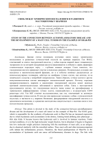 Связь между хроническим воспалением и развитием мастоцитомы у шарпеев