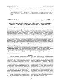 Ландшафтно-геоботаническая характеристика памятника природы "Система озёр Ун-Новыинклор, Ай-Новыинклор"