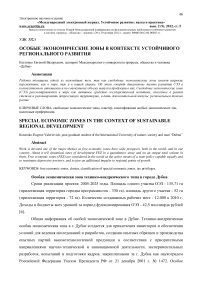 Особые экономические зоны в контексте устойчивого регионального развития