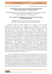 Особенности патогенеза перифокальной зоны при олигодендроглиоме головного мозга